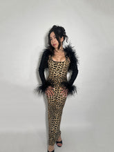 Black Ostrich Feather Bolero