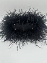 Black Ostrich Feather Bag