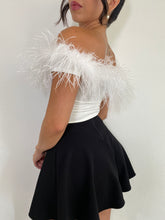 White Feather Bodysuit Back